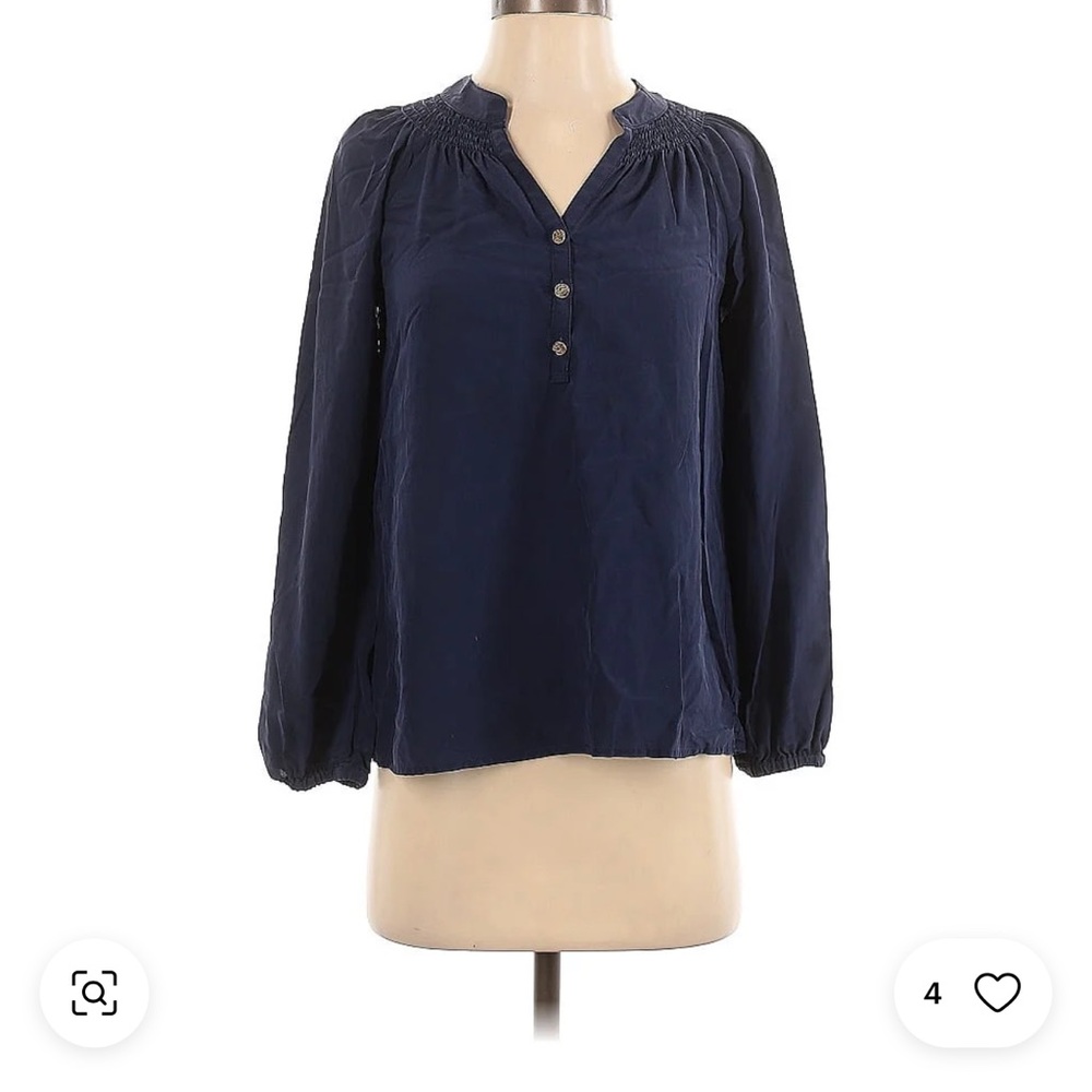 Lilly Pulitzer Blue Elsa Top